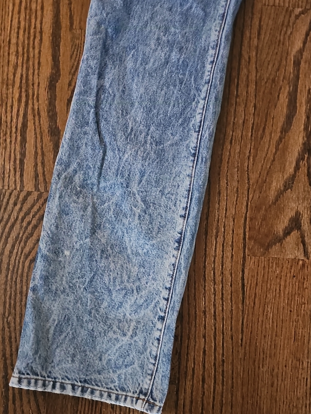 KHAITE The Danielle Acid Wash Jeans High Waist Cotton Denim $635, Sz 27 - Picture 7 of 10